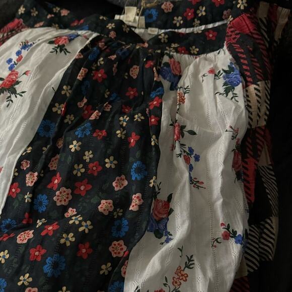 LETMEBE by ANTHROPOLOGIE Panel Contrast Skirt Size S or XL New w/ Tag MSRP $160 - Picture 7 of 8